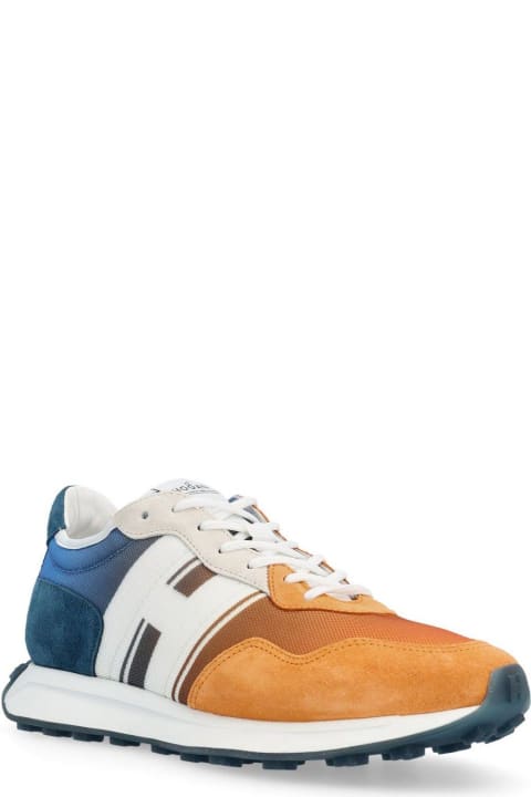 Homeware Hogan Round Toe Panelled Sneakers