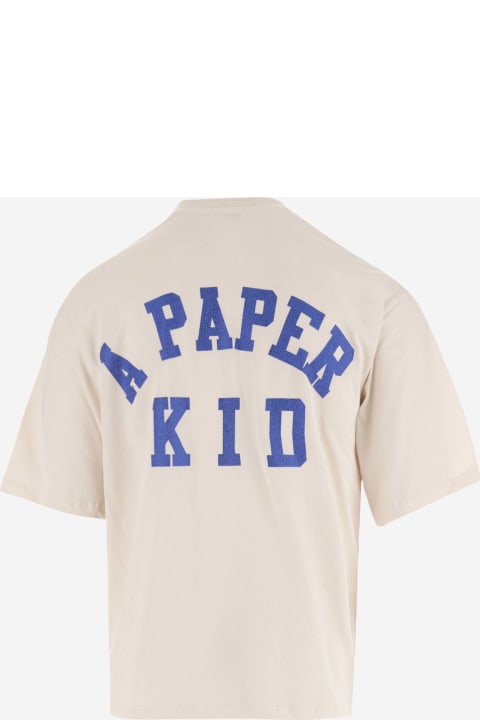 A Paper Kid for Men A Paper Kid Cotton T-shirt With Logo