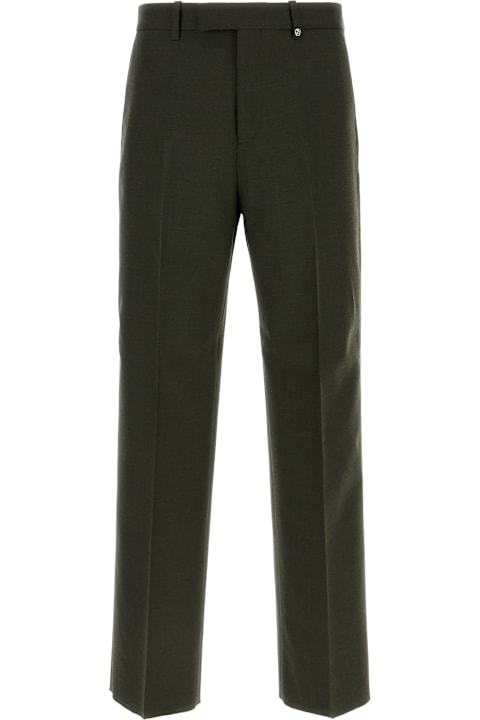 Homeware Burberry Bottle Green Wool Pant