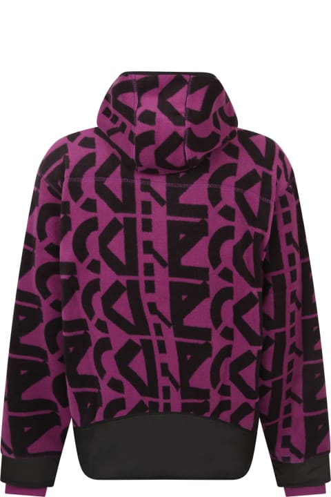 Homeware Kenzo Felpa C/zip Hoodie Viola/nero