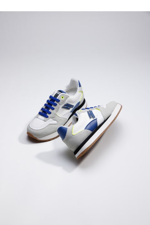 Fashion for Men Hide&Jack Low Top Sneaker - Over Blue Yellow