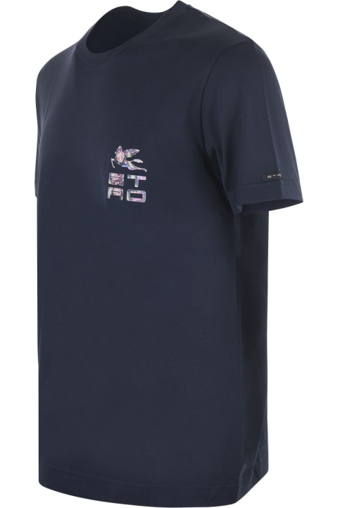 メンズ新着アイテム Etro T-shirt Etro In Cotone Disponibile Store Scafati