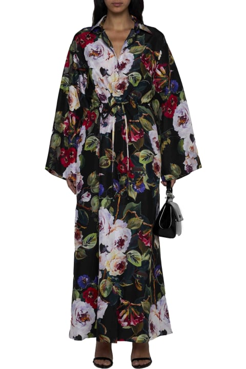 ウィメンズ Dolce & Gabbanaのワンピース＆ドレス Dolce & Gabbana Silk Dress