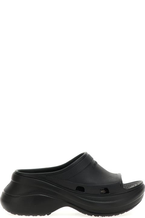 Balenciaga for Women Balenciaga Crocs Platform Sandals