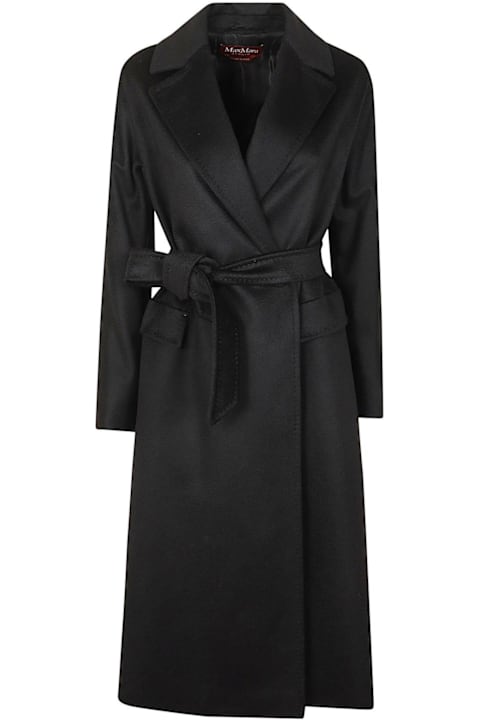 Coats & Jackets for Women Max Mara Studio Brado Belted Long-sleeved Coat