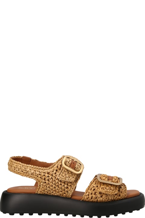 Tod's Shoes for Women Tod's Raffia Sandals