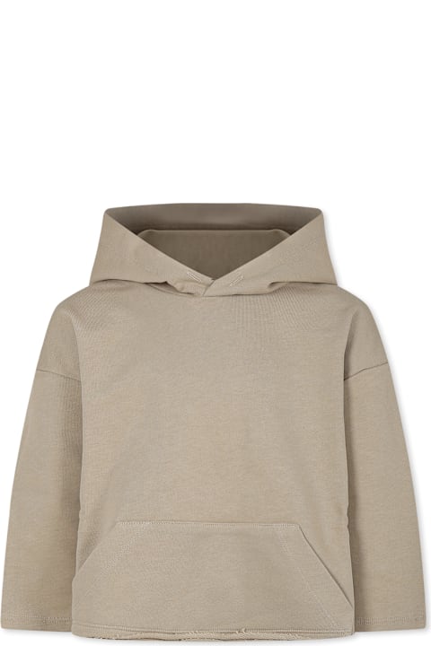 MM6 Maison Margiela Sweaters & Sweatshirts for Boys MM6 Maison Margiela Beige Sweatshirt For Kids