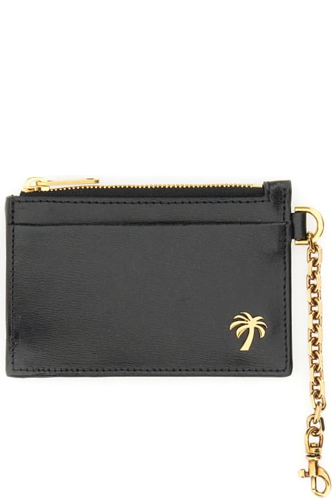 Palm Angels Wallets for Women Palm Angels Card Holder With Chain 'palm Beach'