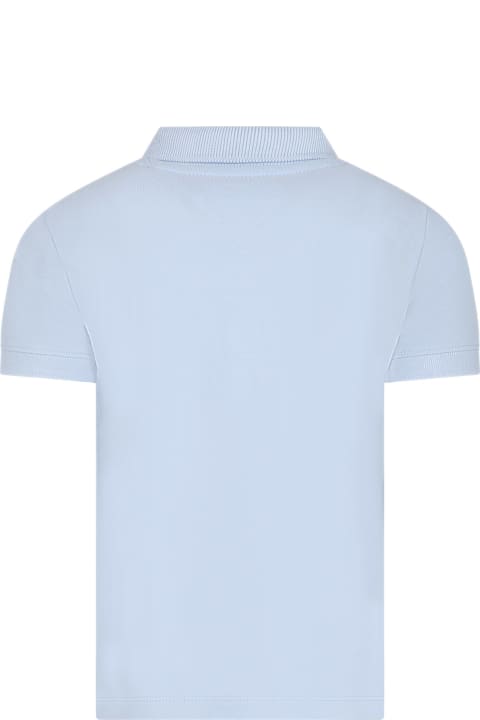 Tommy Hilfiger T-Shirts & Polo Shirts for Boys Tommy Hilfiger Sky Blue Polo Shirt For Boy With Logo