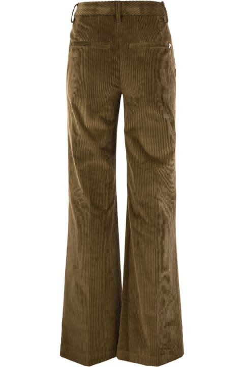 Fashion for Women Dondup Janice - Wide Corduroy Trousers