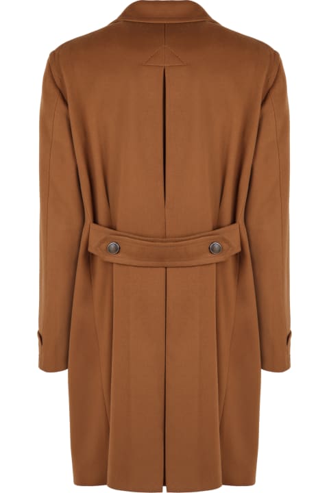 Homeware Tagliatore Carlo Double-breasted Wool And Cashmere Coat