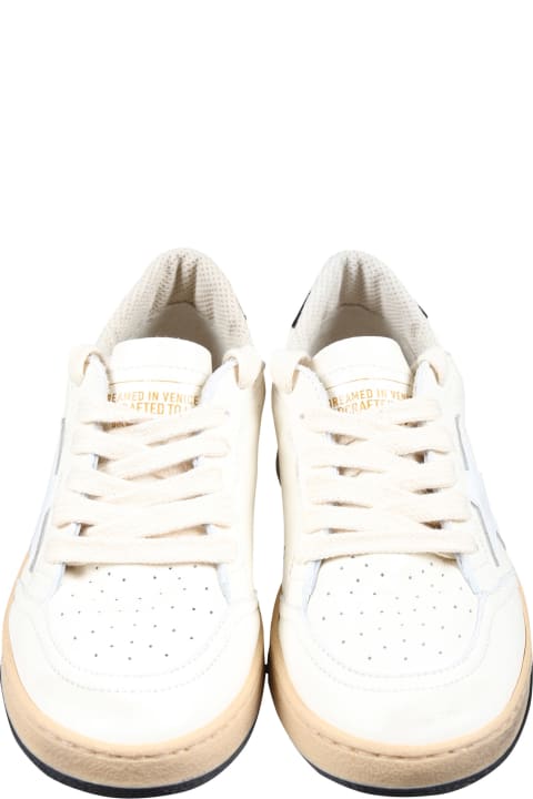 Golden Goose for Kids Golden Goose Sneakers Bianche Per Bambini Con Stella