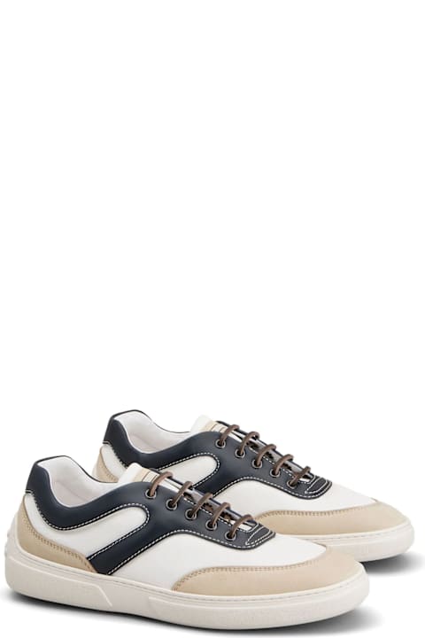 Tod's أحذية سنيكرز لـ القسم الرجالي Tod's Nubuck And Textile Sneakers