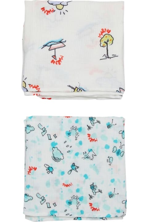 Marniのベビーガールズ Marni Muslin Set With Allover Prints