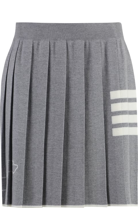 Thom Browne for Women Thom Browne Pleated Mini Skirt