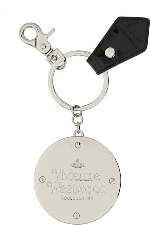 Vivienne Westwood Bags for Women Vivienne Westwood Logo Patch Embossed Keyring