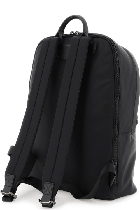 Emporio Armani Backpacks for Men Emporio Armani Emporio Armani Black Nylon Backpack