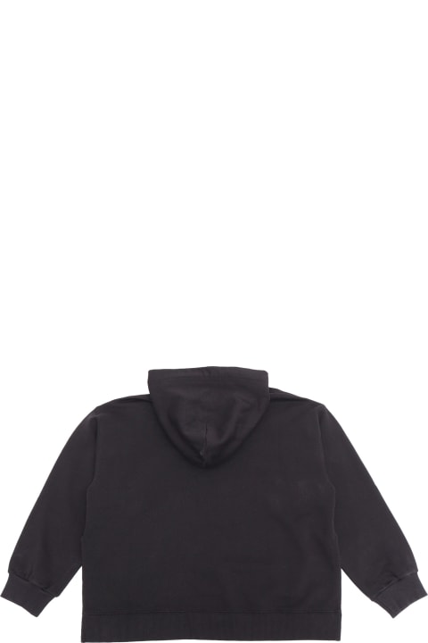 Fashion for Girls MM6 Maison Margiela Black Sweatshirt With Logo