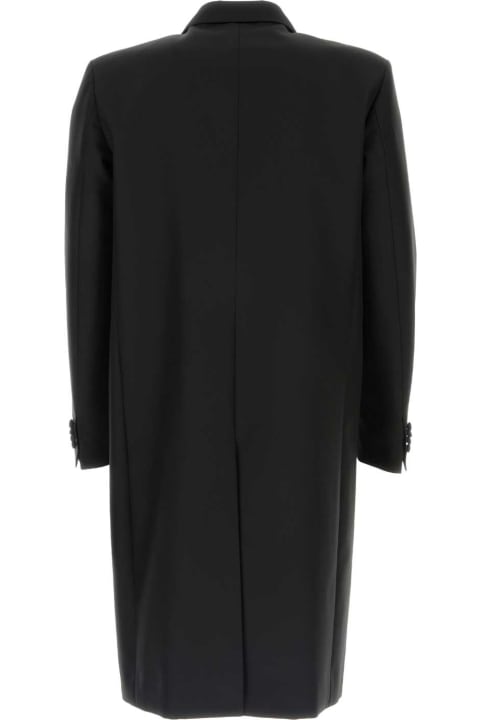 Clothing for Men Valentino Garavani Black Tech Nylon Coat