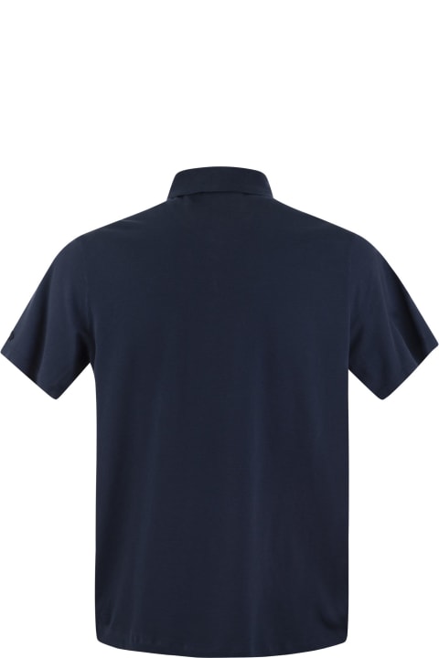 Paul&Shark Topwear for Men Paul&Shark Garment-dyed Pique Cotton Polo Shirt