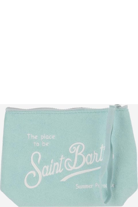 MC2 Saint Barth for Women MC2 Saint Barth Fabric Clutch Bag With Logo