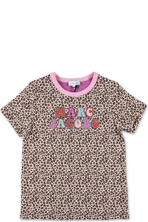 Marc Jacobs T-shirt Animalier In Jersey Di Cotone