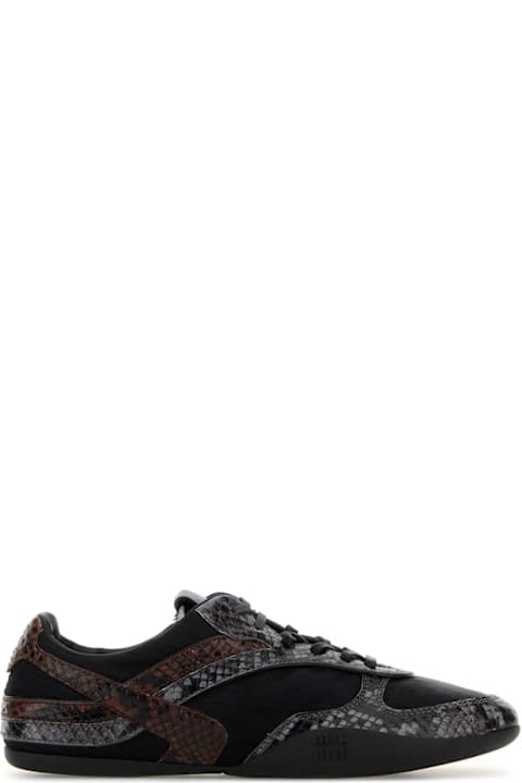 Miu Miu for Kids Miu Miu Multicolor Fabric And Leather Sneakers