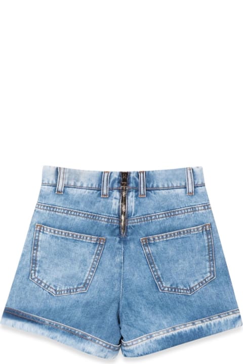 Fashion for Kids Balmain Short Shorts With Gold Buttons
