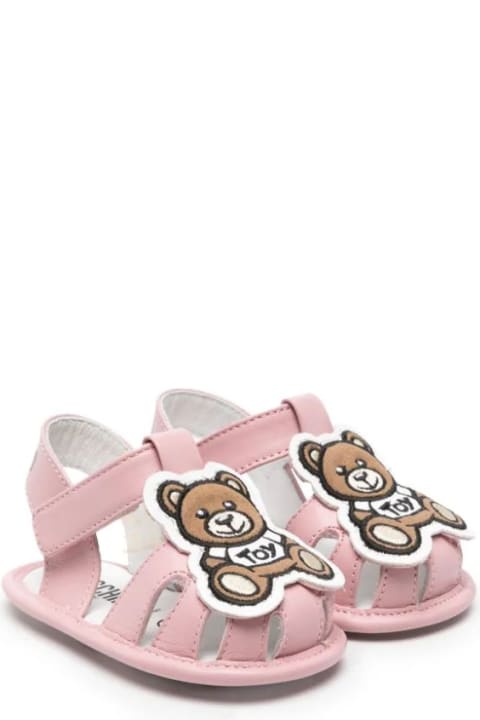 Fashion for Baby Girls Moschino Sandali Con Applicazione Teddy Bear