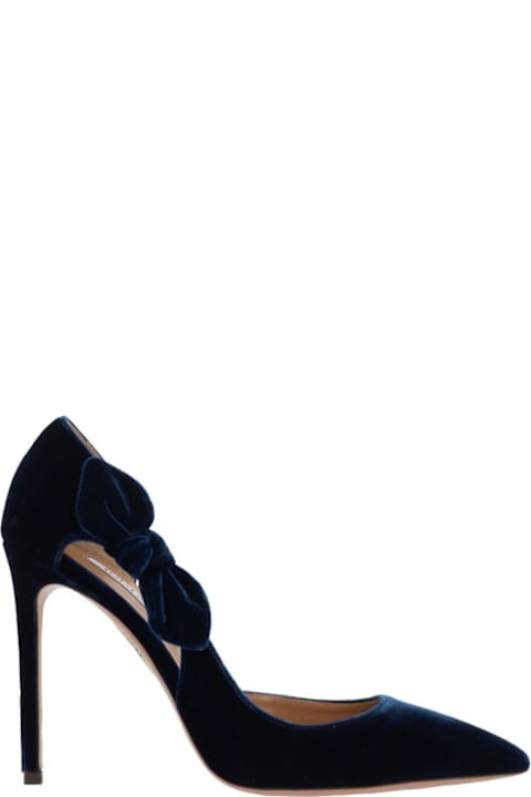 Aquazzura Shoes for Women Aquazzura Very Bow Tie Stiletto Heel Pumps