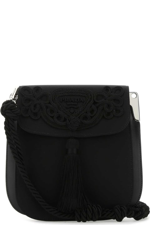 Prada Bags for Women Prada Black Nylon Crossbody Bag