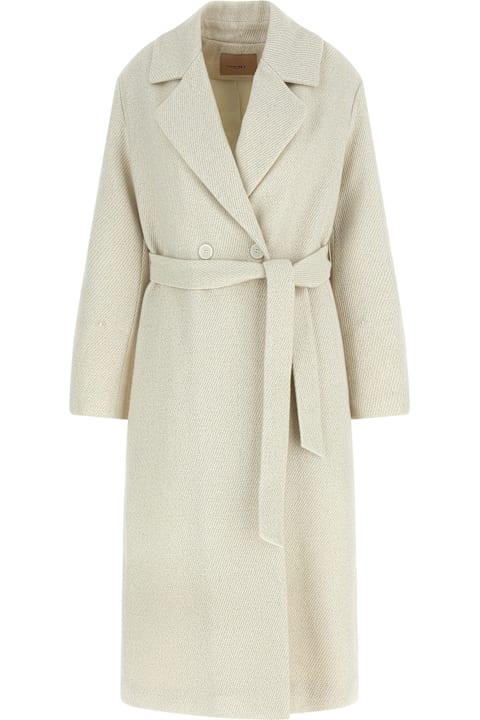 TwinSet for Kids TwinSet Lamé Thread Coat