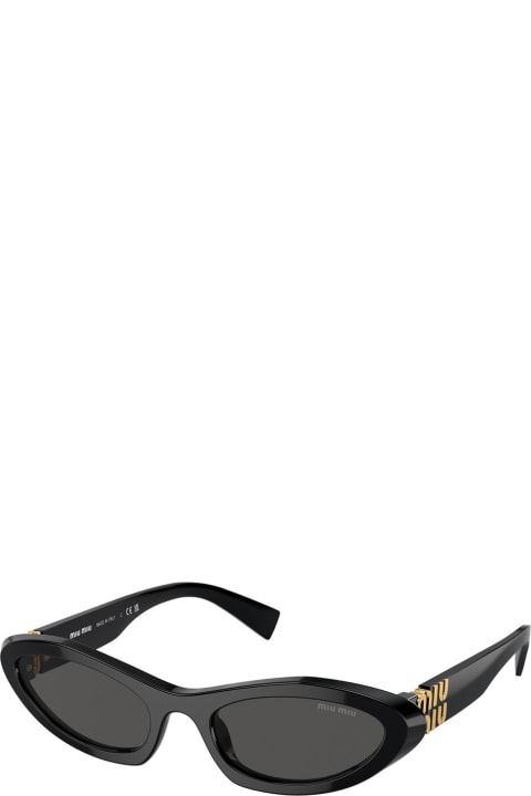 Miu Miu Eyewear for Women Miu Miu 0mu 09ys Glimpse 1ab5s0 Nero Sunglasses