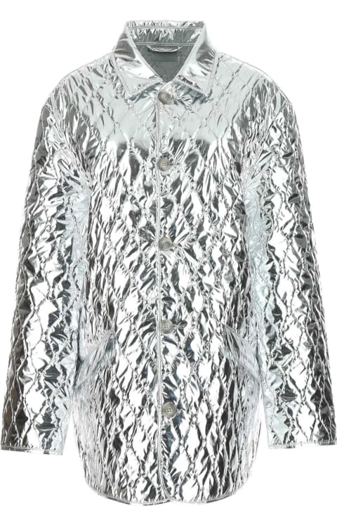 VTMNTS for Women VTMNTS Silver Polyester Jacket