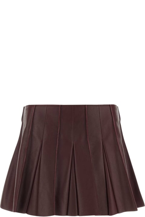 Bottega Veneta Sale for Women Bottega Veneta Leather Mini Skirt