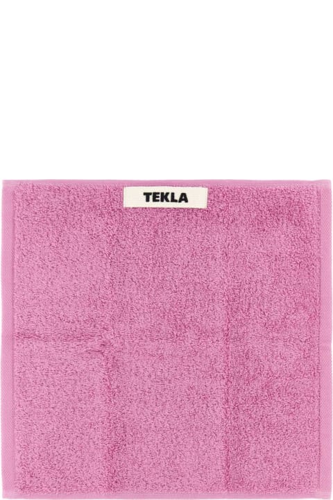 Tekla Textiles & Linens Tekla Dark Pink Terry Towel