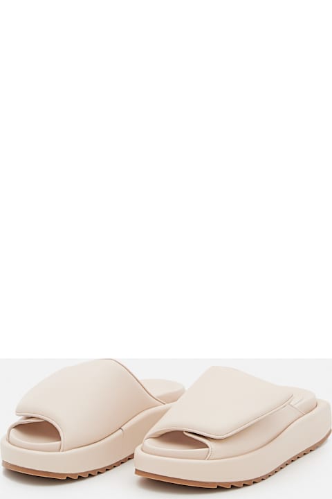 GIA BORGHINI for Men GIA BORGHINI 40mm Gia 1 Leather And Scuba Sandals