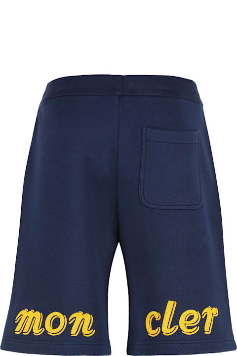 Pants for Men Moncler Genius 3 Moncler X Mercedes-benz By Nigo - Cotton Bermuda Shorts