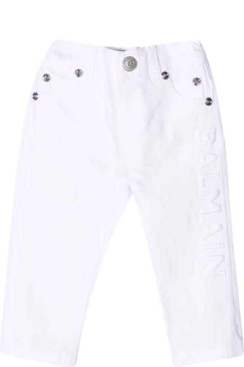 Unisex White Jeans
