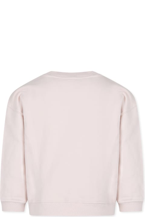 ガールズ トップス Bonpoint Pink Sweatshirt For Girl With Cherries