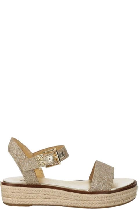Michael Kors Collection for Women Michael Kors Collection Richie Glitter Buckle-fastened Sandals