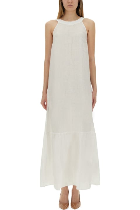 120% Lino for Kids 120% Lino Long Linen Dress