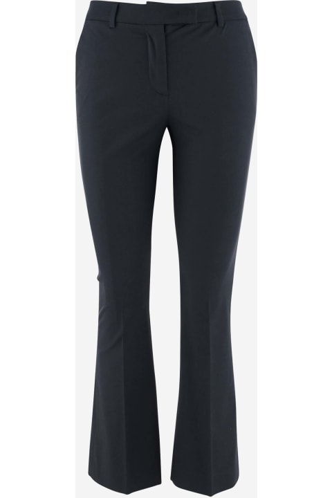 QL2 Clothing for Women QL2 Stretch Cotton Flared Pants