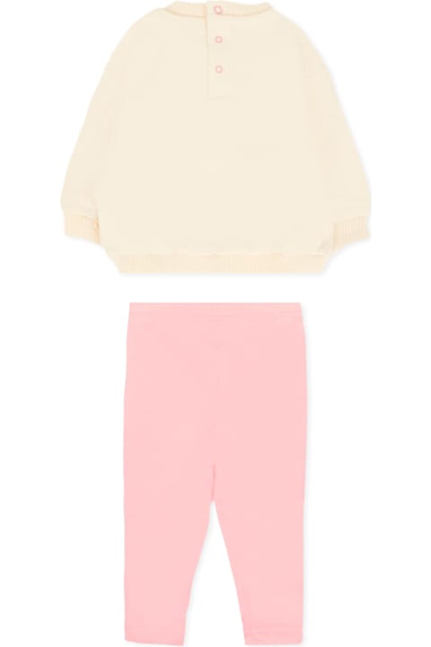 Homeware Billieblush Pink Suit For Baby Girl With Sheep
