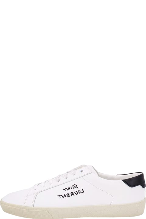 Shoes for Men Saint Laurent Sneakers With Embroidery