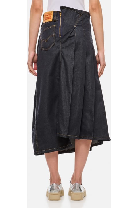 Fashion for Women Junya Watanabe Denim Long Skirt Levi's Collab