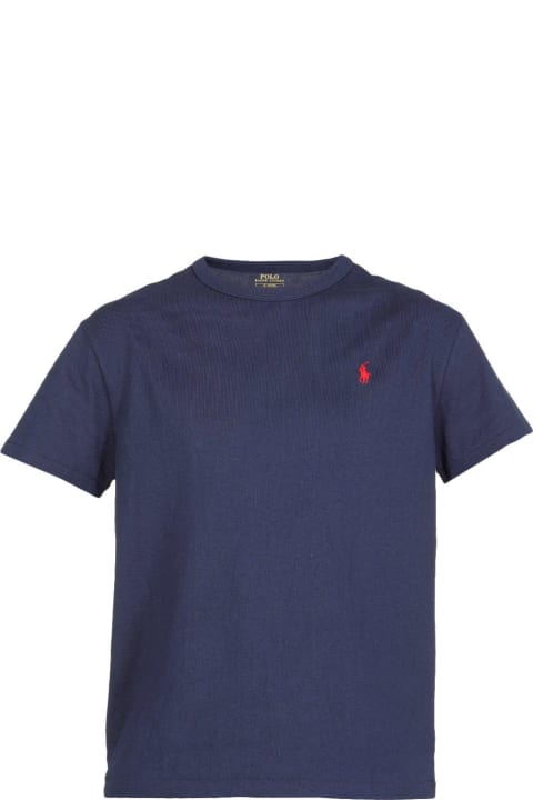 Polo Ralph Lauren Topwear for Men Polo Ralph Lauren Logo Embroidered T-shirt