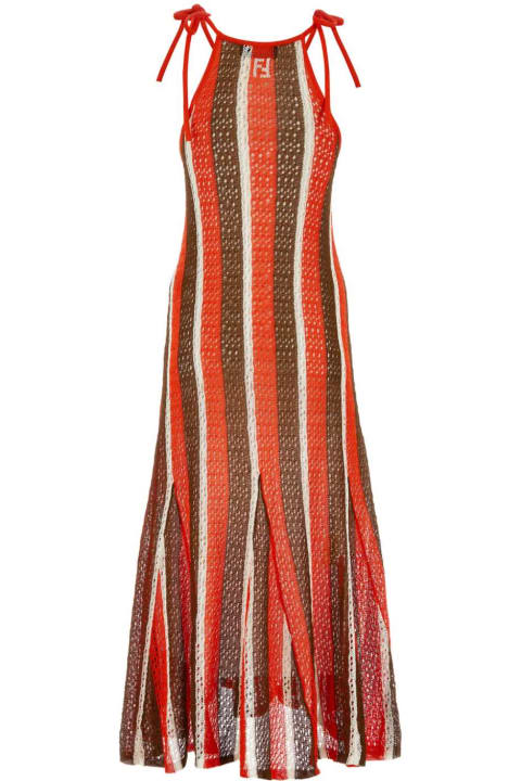 ウィメンズ Fendiのウェア Fendi Multicolor Crochet Dress