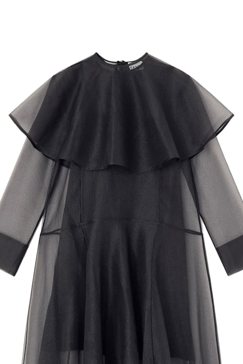 Ganni for Kids Ganni Long Dress With Hoop Collar