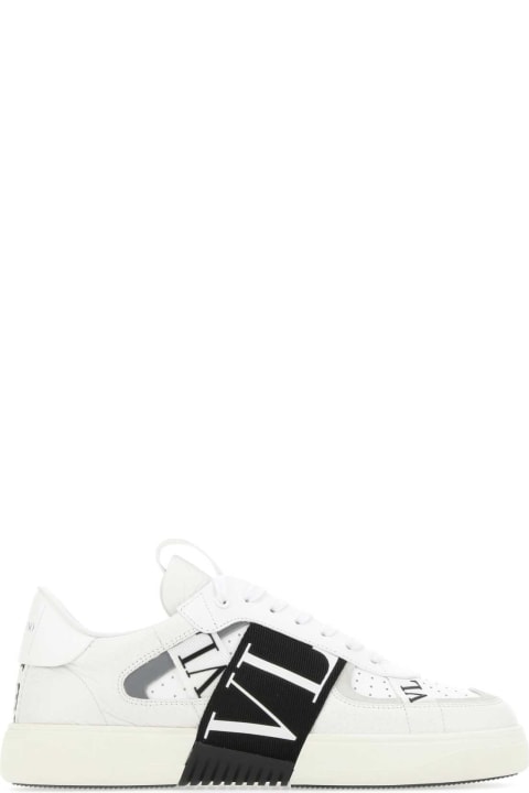 Sneakers Sale for Men Valentino Garavani White Leather Vl7n Sneakers